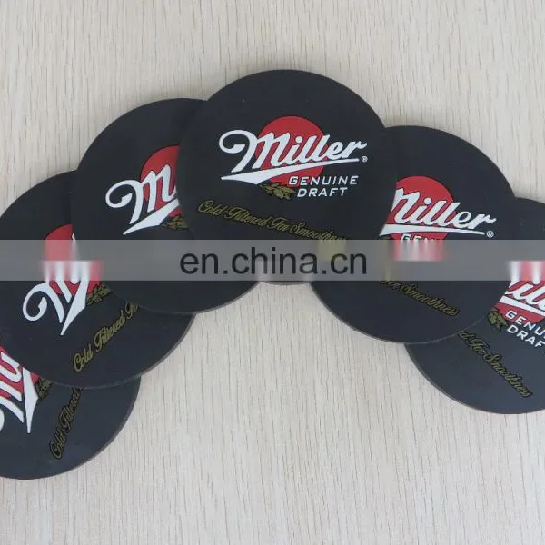 Cheap Soft Pvc Beer Coaster With Logo photo-6