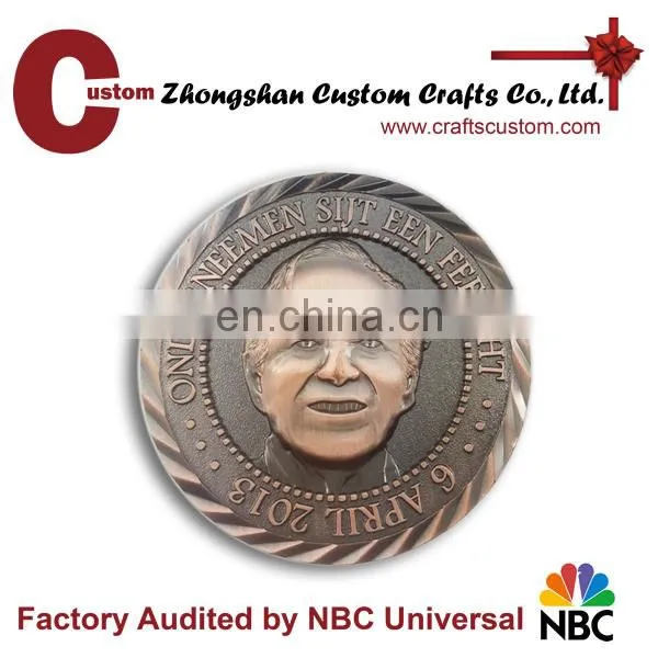 Promotional New Products Expert Factory Custom Photo Insert Cameo Decorative Medal Metal Photo Frame Medal photo-5