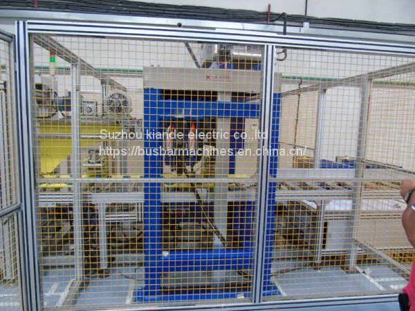 Automatic Busbar Fabrication Equipment For 2 Piece Type Busbar Clamp And Riveting photo-3