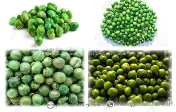 200KG/H Fully Automatic Continuous Fryers Machine for Green Peas Costs photo-3
