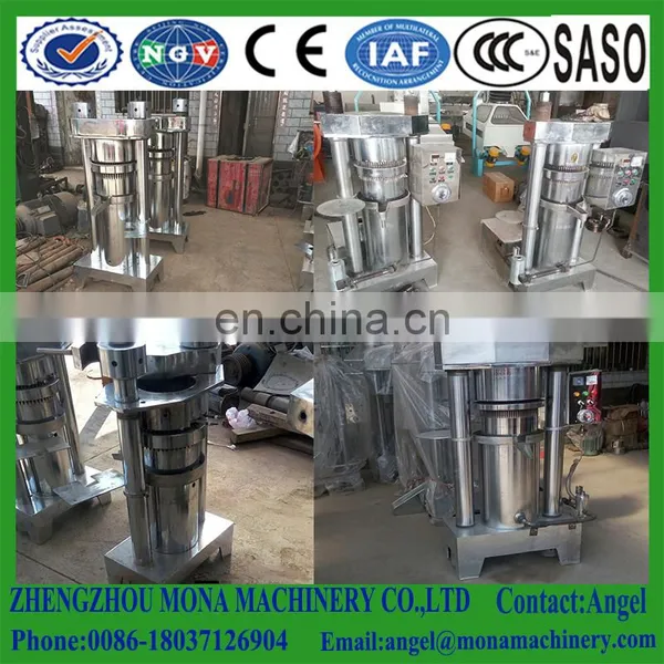 Automatic Hydraulic Oil Press Machine Sesame Oil Extraction Machine Mini Oil Press photo-3