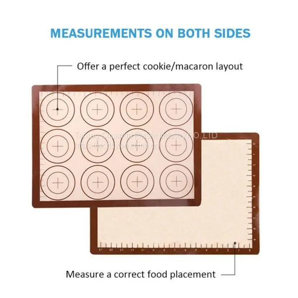 2019 Hot Selling Food Grade FDA Certificate Non Stick Heat Resistant Set if 3 Pcs Silicone Baking Mat photo-5
