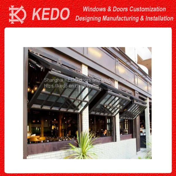 Aluminum Fold up Glass Window Design photo-3