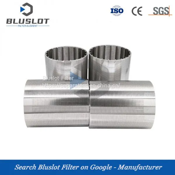 10 Microns High Quality Johnson Wedge Wire Screen Water Well Filter Tube Wedge Wire Screen Filter photo-2
