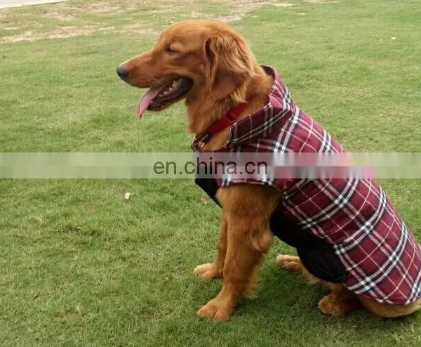 Waterproof Dog Clothes Warm Winter Pet Jacket Plaid Pet Clothing Coat photo-5