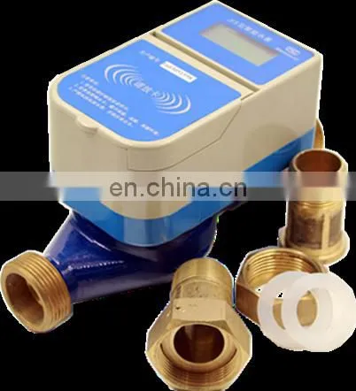 Dn15 Dn20 Dn25 Brass IC Card Smart Prepaid Water Meter