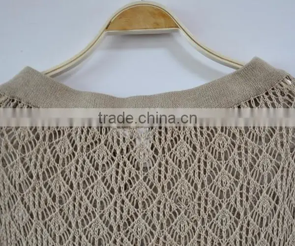 Fashion Show 100% Cotton Lady Dress European Knitted Lady Skirt photo-3