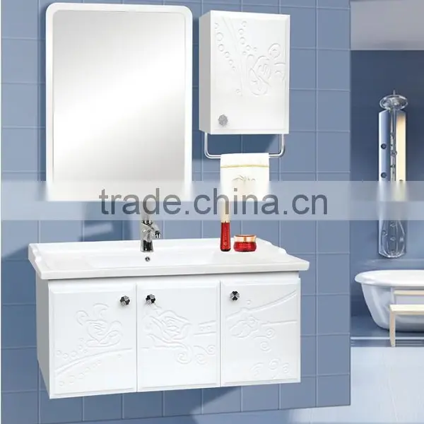 Economical OEM Cabinet Henan Pvc Bathroom Cabinet ZZ-8018