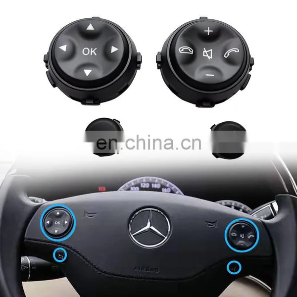 Original Car Multi Function Steering Wheel Switch Buttons Phone Control Key For Benz W221 S-CLASS S280 2006-2009 22182157517251