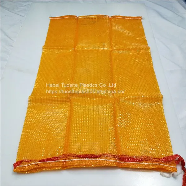 UV Treated PP Tubular Circular Leno Mesh Bag For Firewood/Drawstring Vegetable Fruit Package Mesh Net Sacks photo-4