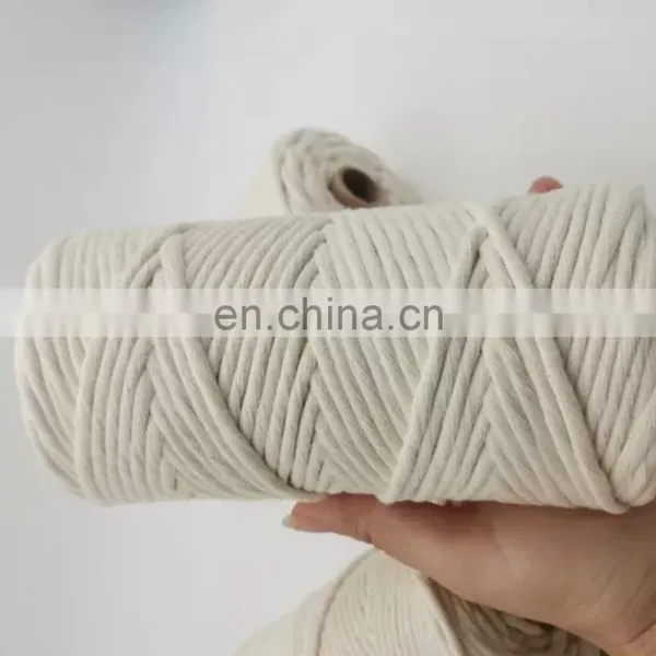 Macrame Twist Braided Cord 100% Macrame Cotton Rope Factory Wholesale 2mm 3mm 4mm 5mm 10mm 12mm 20mm Cotton,100% Cotton photo-2
