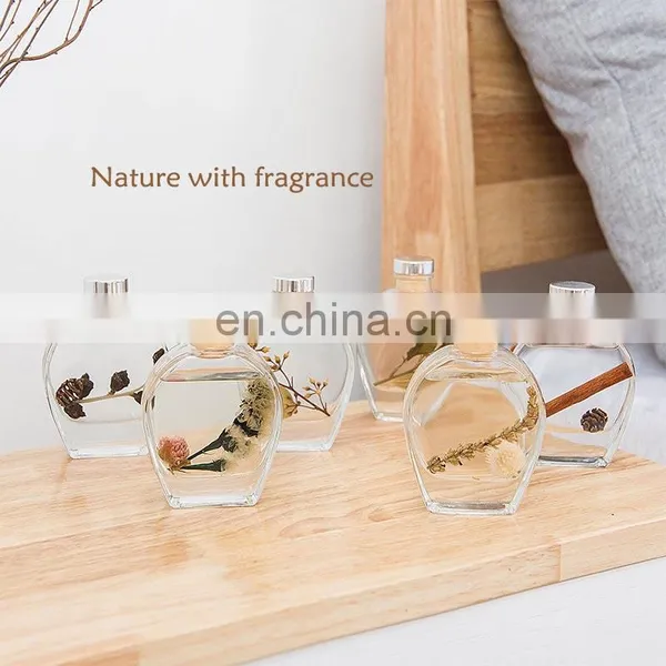 ENO Custom Package Design Reed Stick Fragrance Oil Reed Diffuser Glass Bottle Flower Decoration Air Freshener Reed Diffuser photo-2