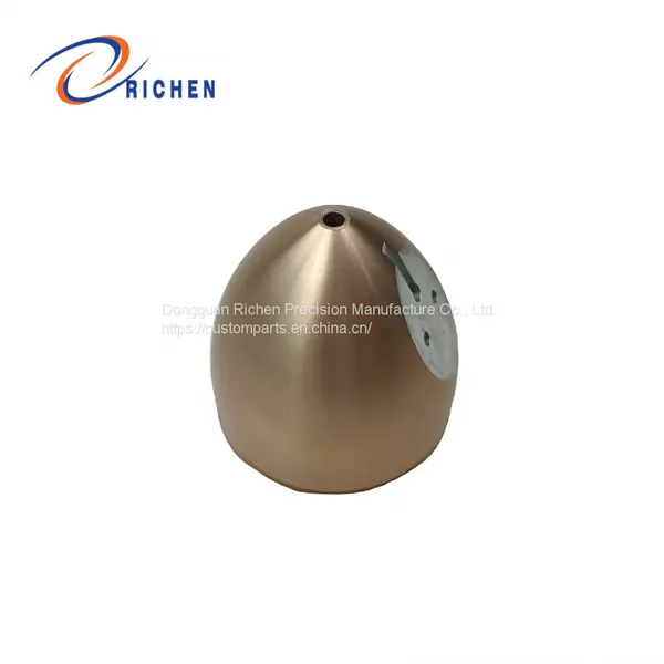 Golden Color Customized OEM High Precision CNC Machinery Aluminum Part photo-5