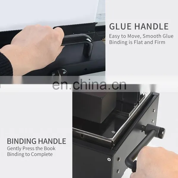 SBM-50D A4 High Quality Glue Binding Machine Binder With Hot Melt Colloidal Particles photo-5