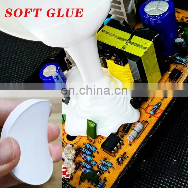 Silikon-Elektronik-Vergusskleber zur Abdichtung, Isolierung und Wärmeleitung für Leistungssicherungspackungen und Leiterplatten, wasserdichter AB-Weichkleber photo-5
