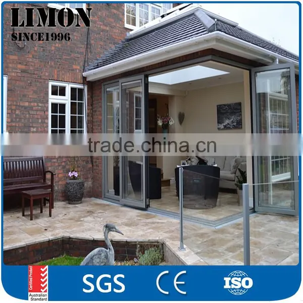 Thermal Break Aluminum Bi-folding Windows and Doors With Double Glass photo-2