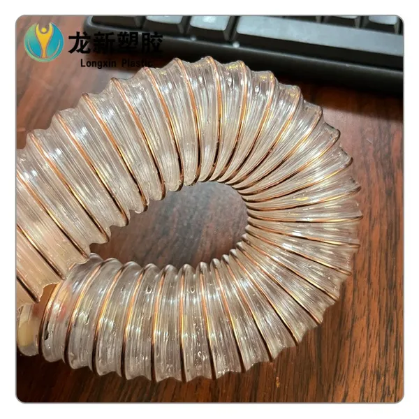 Polyurethane Spiral Duct Workshop Vacuum Ventilation Telescopic Hose