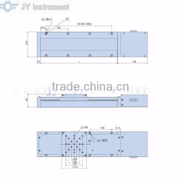 Motorized Linear Moveing Table, Linear Translate Table, Linear Translation Table, Linear Stage/ 100-500mm photo-2