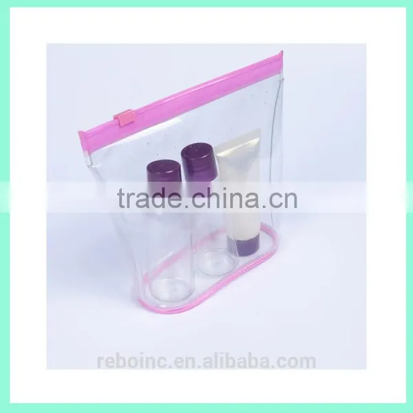 Reboinc-X12 Travel Set Kit Tolitery Trousse Pvc Zipper Bag photo-4