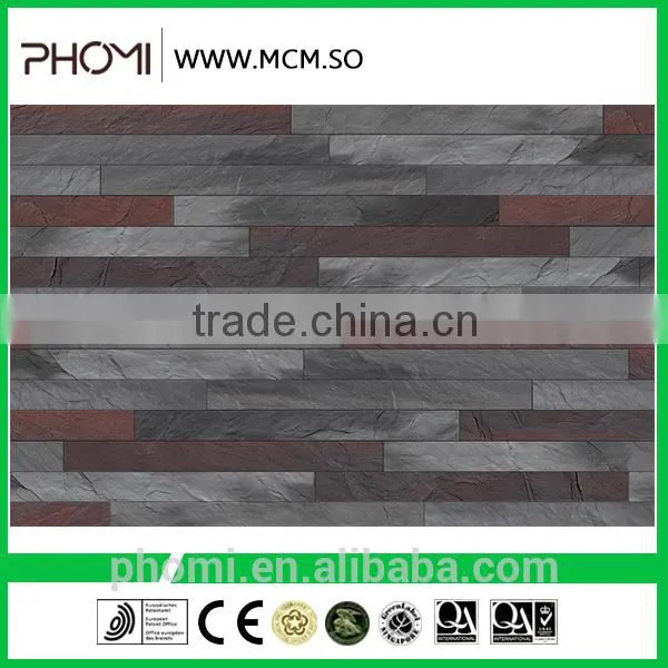 Fire Rated Flexible Modified Clay Material Breathability Durability Decorative Black Interior Wall Cladding photo-3