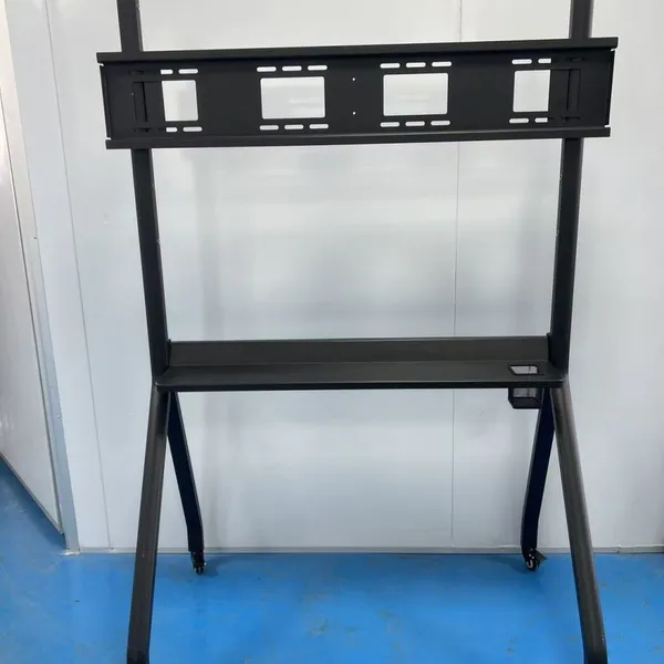 Mobile TV Cart, Adjustable Stand, Interactive Flat Panel Display, Herringbone Mobile Stand photo-1