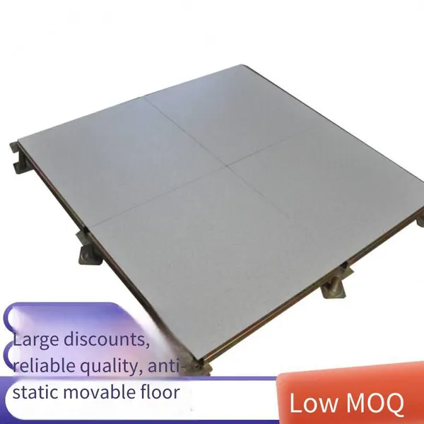 All-steel Anti-static Pvc Borderless Floor, 600*600 Computer Room Raised Access Floor, Nationwide Delivery photo-2