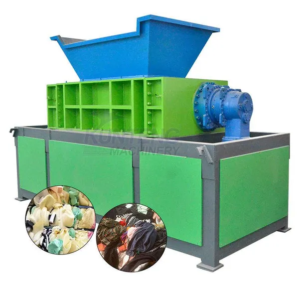 Multifunctional Garbage Shredder Crushing Machine Waste Sponge Foam Shredder Machine Rubber and Plastic Shredder Machine EPC