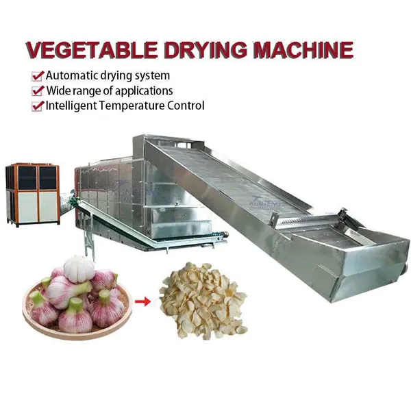 Automatic Fresh Garlic Peeling Washing Slicing Drying Line Industrial Garlic Slice Dehydrator Drying Processing Plant EPC