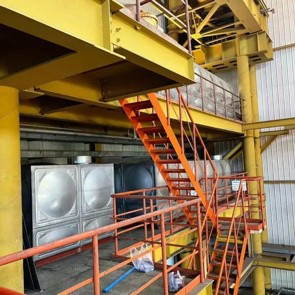 【Réservoir d'eau à panneaux boulonnés en composite SMC FRP durable pour stockage d'eau sur toit】
