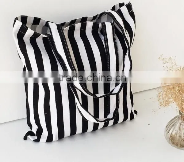 Promotional 2015 New Style Fashion Canvas Reusable Shopping Bag photo-3