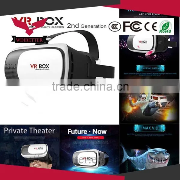 Newest VR BOX 2 Virtual Reality 3D Glasses for 4.5 - 6.0 "Phone Quality Choice photo-3