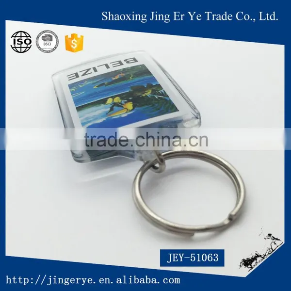 Fashionable Customise Belize Acrylic Keychain photo-4