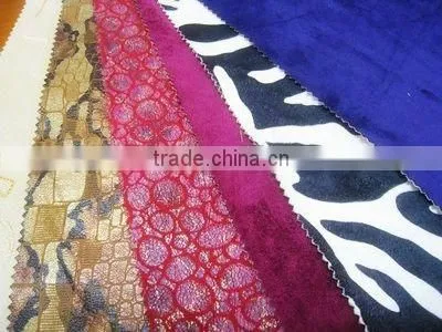 Printed Suede Fabric/100 Polester Suede Fabric With Printed