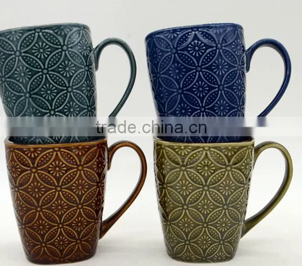 Stoneware Mugs Embossed photo-3