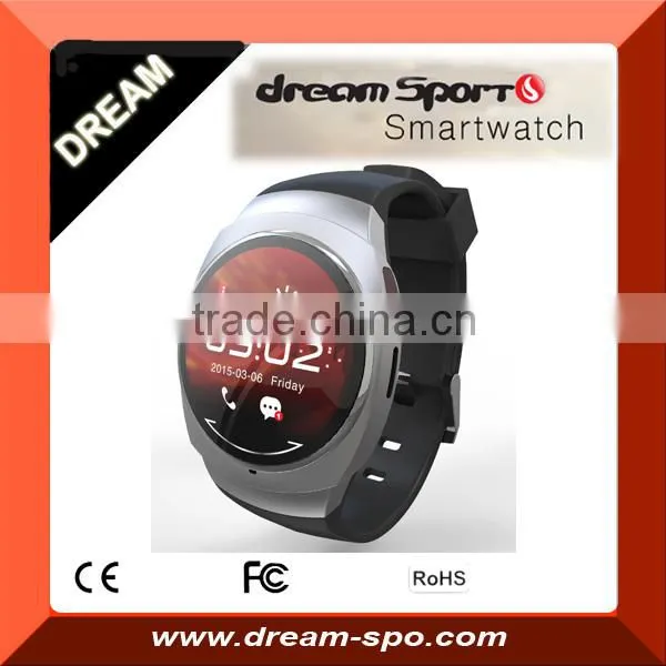2015 New Style Bluetooth Round Shape Android & IOS Shenzhen Smart Watch photo-2