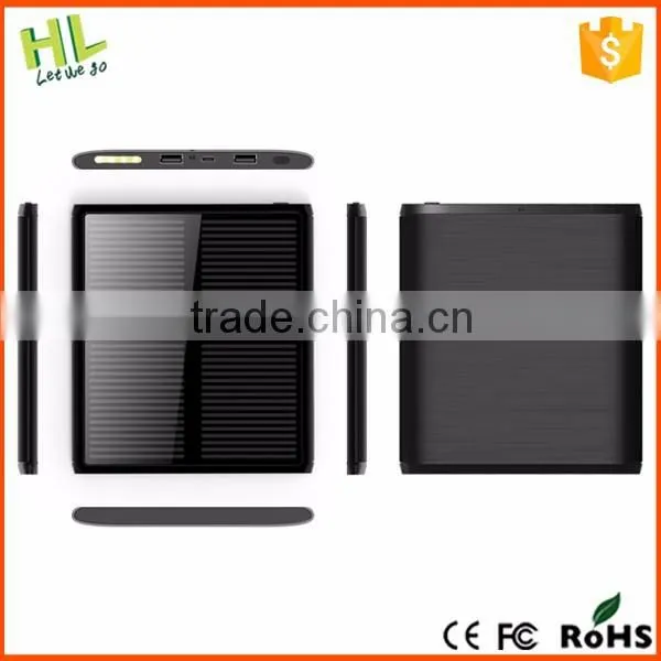 New Arrivel 2015 Hot Sales Gadget Metallic Solar Power Bank 20000mah Quality Choice photo-4