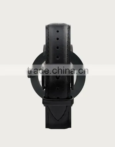 Unisex Stainless Steel Case Black Watch photo-4