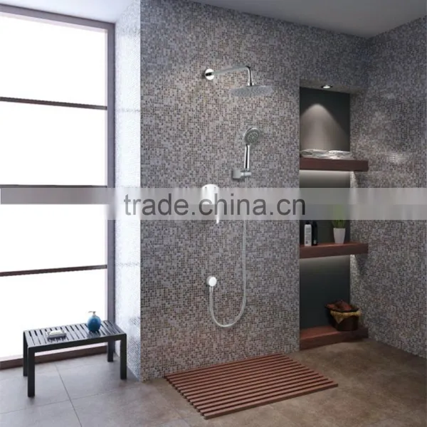 Polished Surface Finished Hot and Cold Rainfall Concealed Shower photo-2