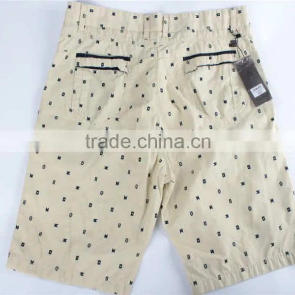 Mens Cheap 100%cotton Garment Stocklot in China Printed Shorts photo-4