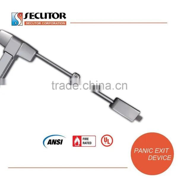 3 Hrs Fire Rated ANSI UL Universal Non Handed Dual Door Push Bar photo-2
