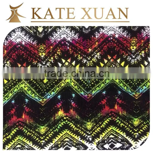 100% Printed Spun Viscose Rayon Filament Yarn for Dresses