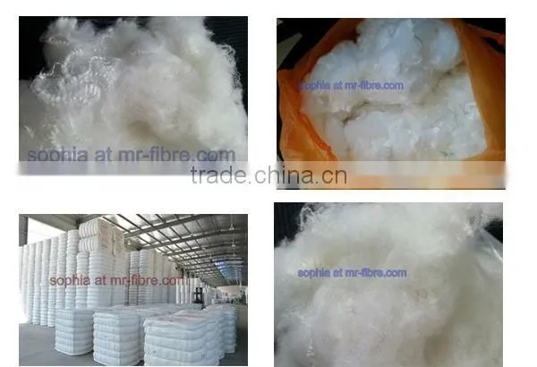 Recycled Polyester Staple Fibre for Non-woven Fibre PSF photo-2