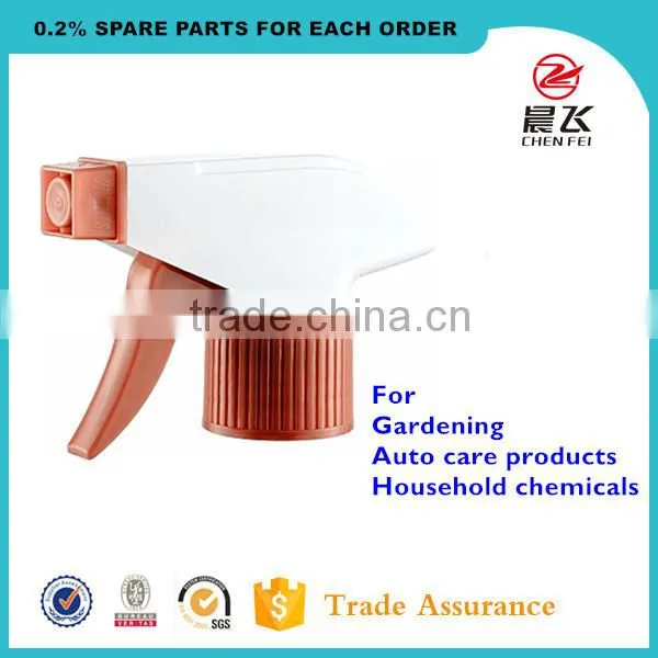 Output 1.0ml Ribbed Colsure 28 400 Plastic Trigger Sprayer Pump for Cleaner
