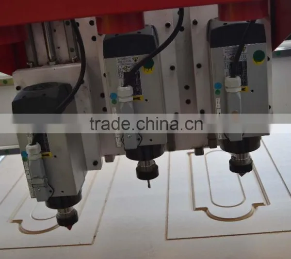 KC1325A-3S Woodworking Machinery With 3 Spindles Alphcam Software CNC Wood Router for Cabinet photo-2