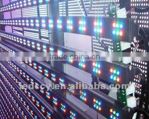 Indoor Full Color Decoration Strip Led Curtain Display/P12.5 Transparent Led Xxx Video Curtain photo-2