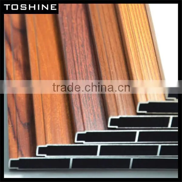 2014 Hot Sale Wood Grain Transfer Cabinet Aluminum Profile photo-5