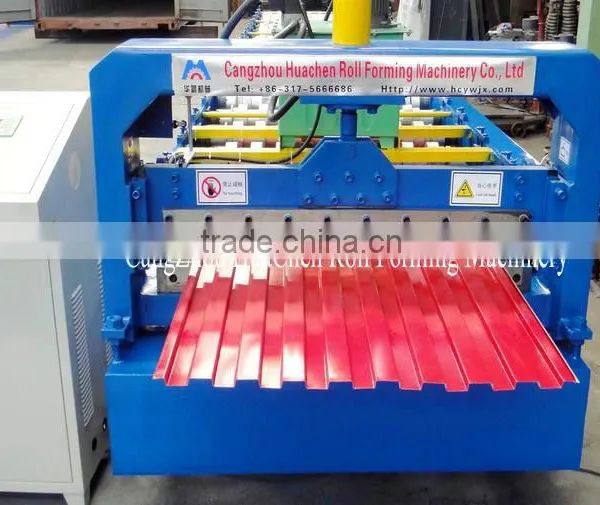Garage Shop Steel Roller Shutter Door Roll Forming Machine photo-3