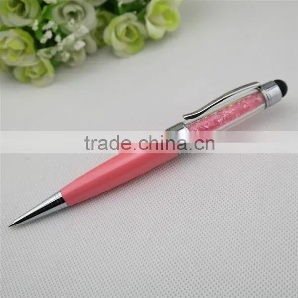 TCR-08 Crystal Pen With USB , Fat Promotional Stylus Pen photo-5