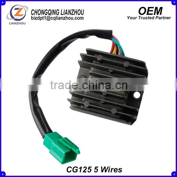China Factory OEM 4 Wires CG125 Motorcycle Rectifier photo-4