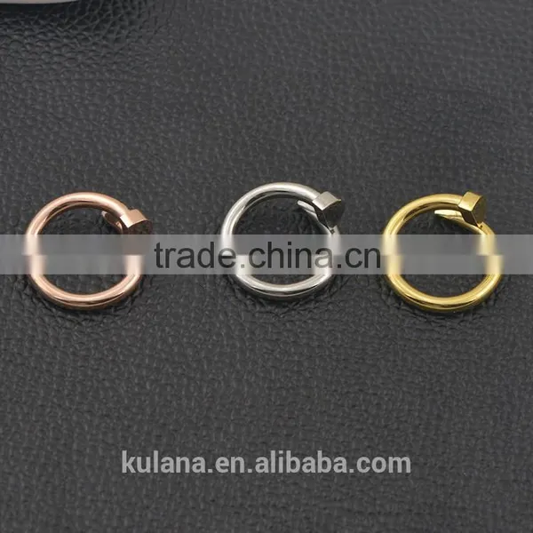 Online Jewelry Stores Twisted Nail Rings Mens Rings